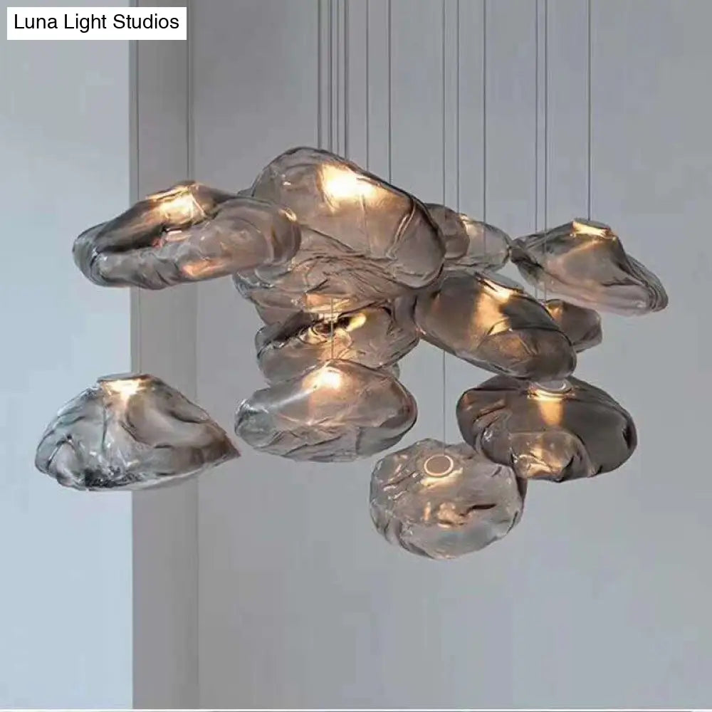 Cloud Suspension Pendant Light With Adjustable Cord - Modern And Stylish