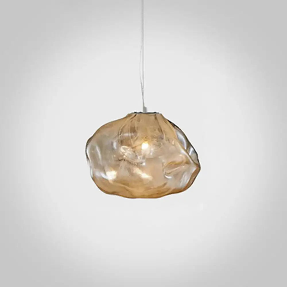 Adjustable Cloud Pendant Light For Modern Decor Amber / 12’