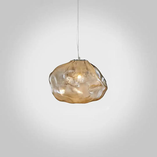 Adjustable Cloud Pendant Light For Modern Decor Amber / 8’