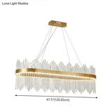 Adjustable Glass Crystal Drum Chandelier Pendant Light For Modern Living Rooms