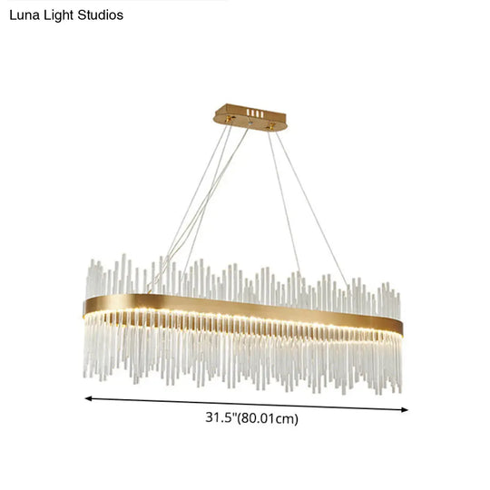 Adjustable Modern Crystal Drum Chandelier Pendant Light For Living Room Ceiling