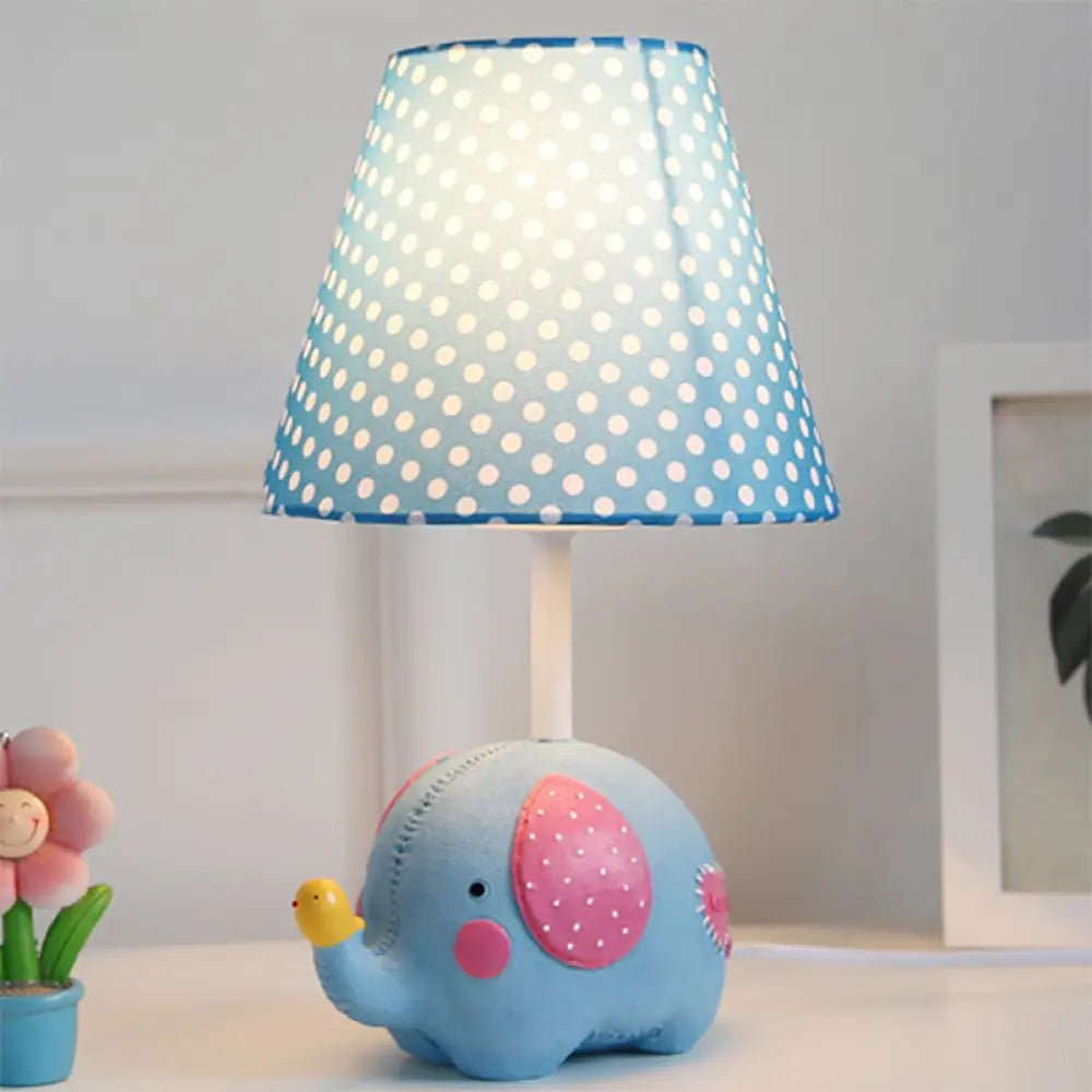 Adorable Fat Elephant Desk Light - Perfect Study For Baby Bedroom! Blue / A