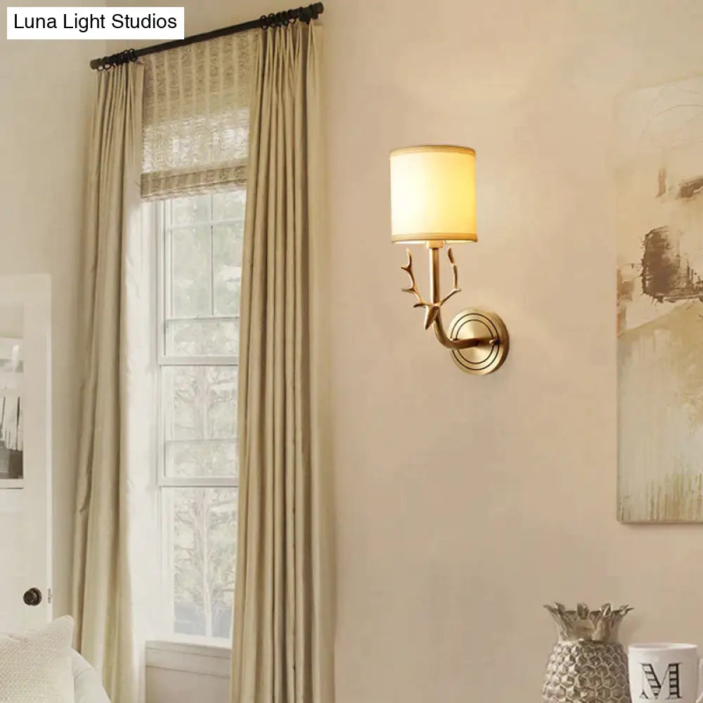 All-copper Cabinet Antler Corridor Bedroom Copper Wall Lamp Copper Wall Lamps