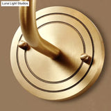 All-copper Cabinet Antler Corridor Bedroom Copper Wall Lamp Copper Wall Lamps