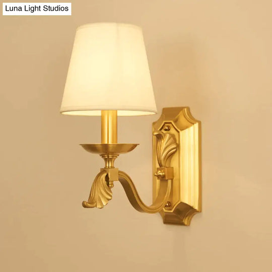 All Copper Wall Lamp Creative Personality Living Room Bedroom Bedside Corridor Single-Head Wall Lamp