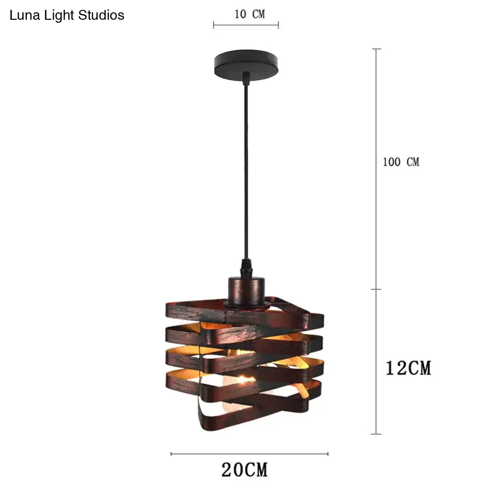 Alviro - Vintage Retro Loft Pendant Light Industrial Hanging Lamp