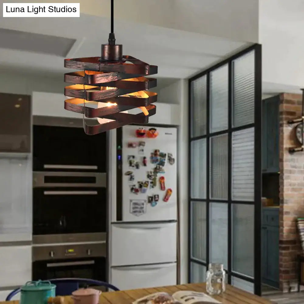 Alviro - Vintage Retro Loft Pendant Light Industrial Hanging Lamp