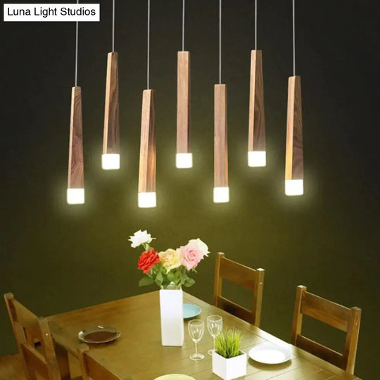 Amani - Nordic Minimalist Wood Art Pendant Lamp