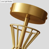 American All-Copper Balcony Ceiling Lamp