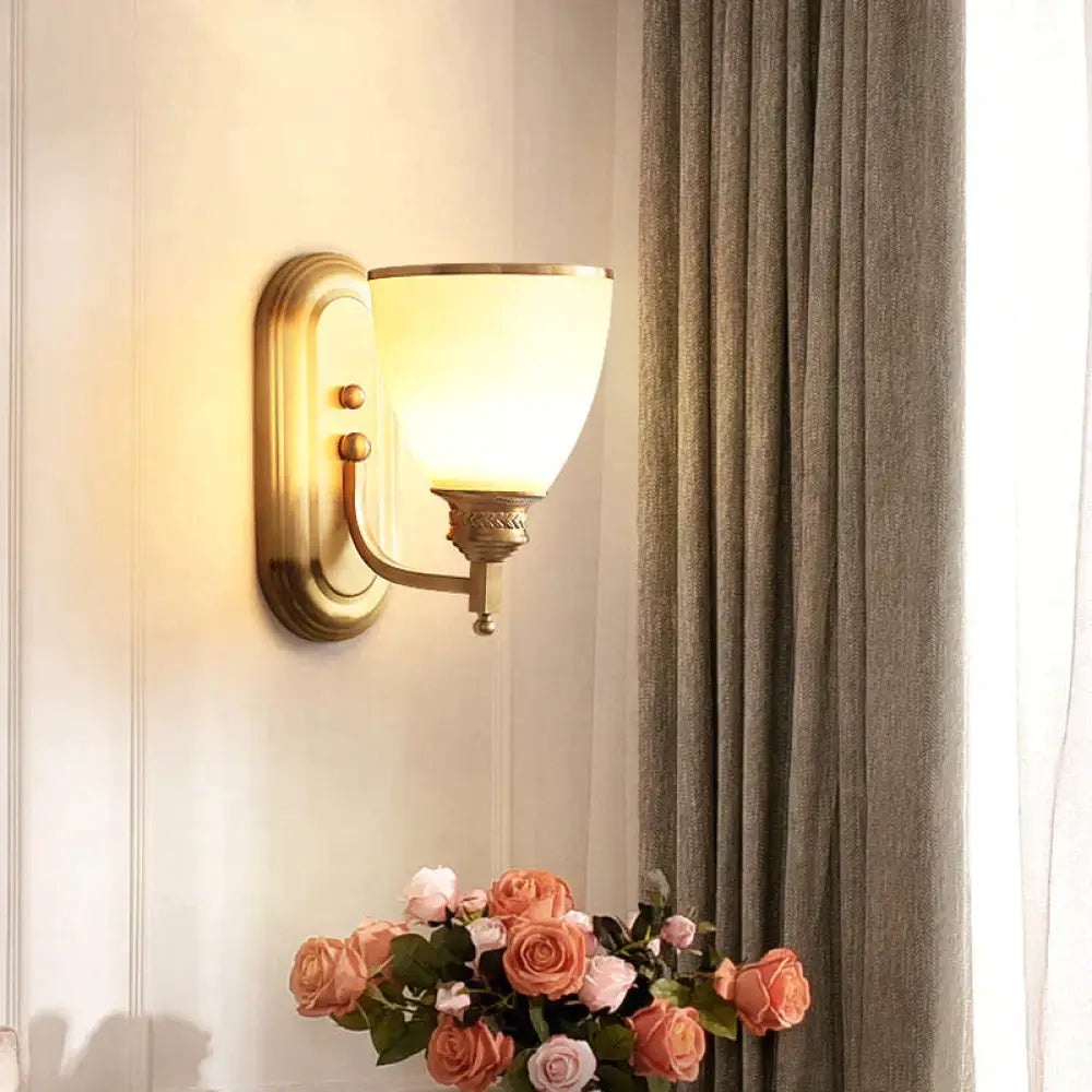 American Bedroom Bedside Copper Wall Lamp Lamps