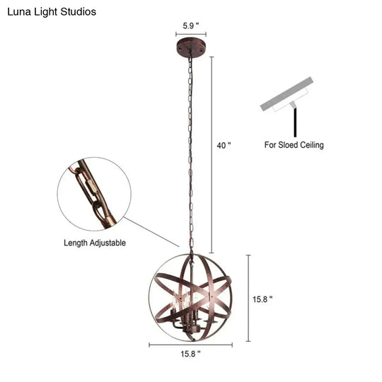 American Chandelier Industry Wind Led Lamps Pendant