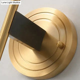 American Modern Minimalist Light Luxury Bedroom Lamps All Copper Wall Lamps Copper Wall Lamps