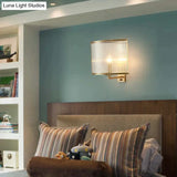 American Modern Study Bedroom Restaurant All-copper Wall Lamp All copper wall lamp Copper Wall Lamps