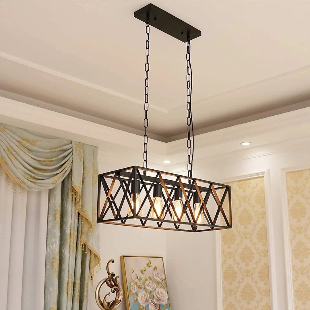 American Retro Iron Chandelier