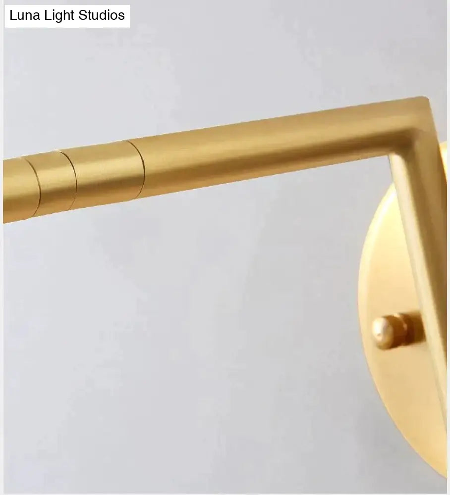 American Style All Copper Wall Lamp Postmodern Bedroom Bedside Stair Simple Corridor Living Room