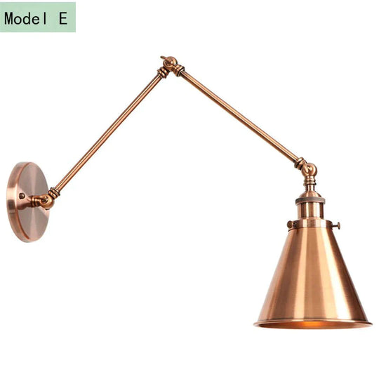 Antique Adjustable Wall Lamp Sconce Black Copper