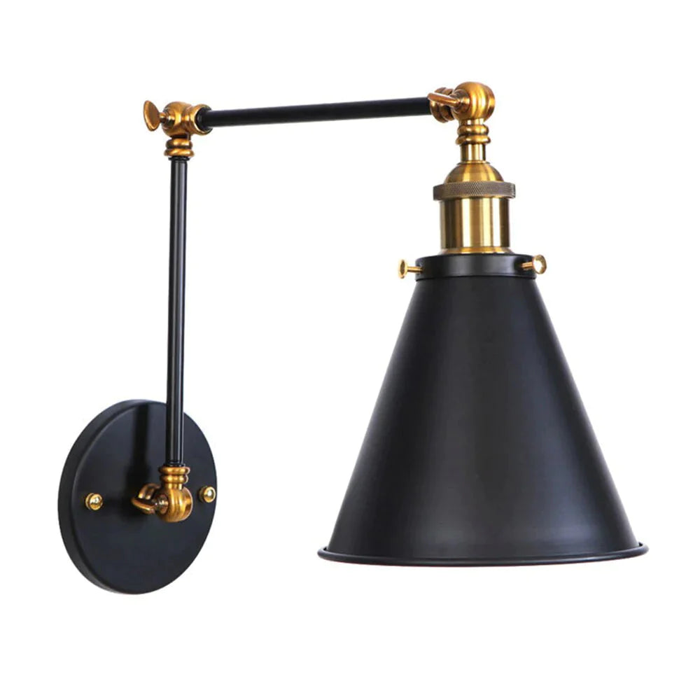 Antique Adjustable Wall Lamp Sconce Black Copper