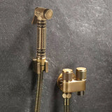 Antique Bronze Toilet Bidet Sprayer Set Brass Double Use Bidet Faucet Bathroom Sprayer Shower Bidet Faucet High
