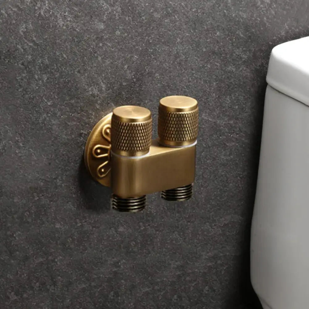 Antique Bronze Toilet Bidet Sprayer Set Brass Double Use Bidet Faucet Bathroom Sprayer Shower Bidet Faucet High