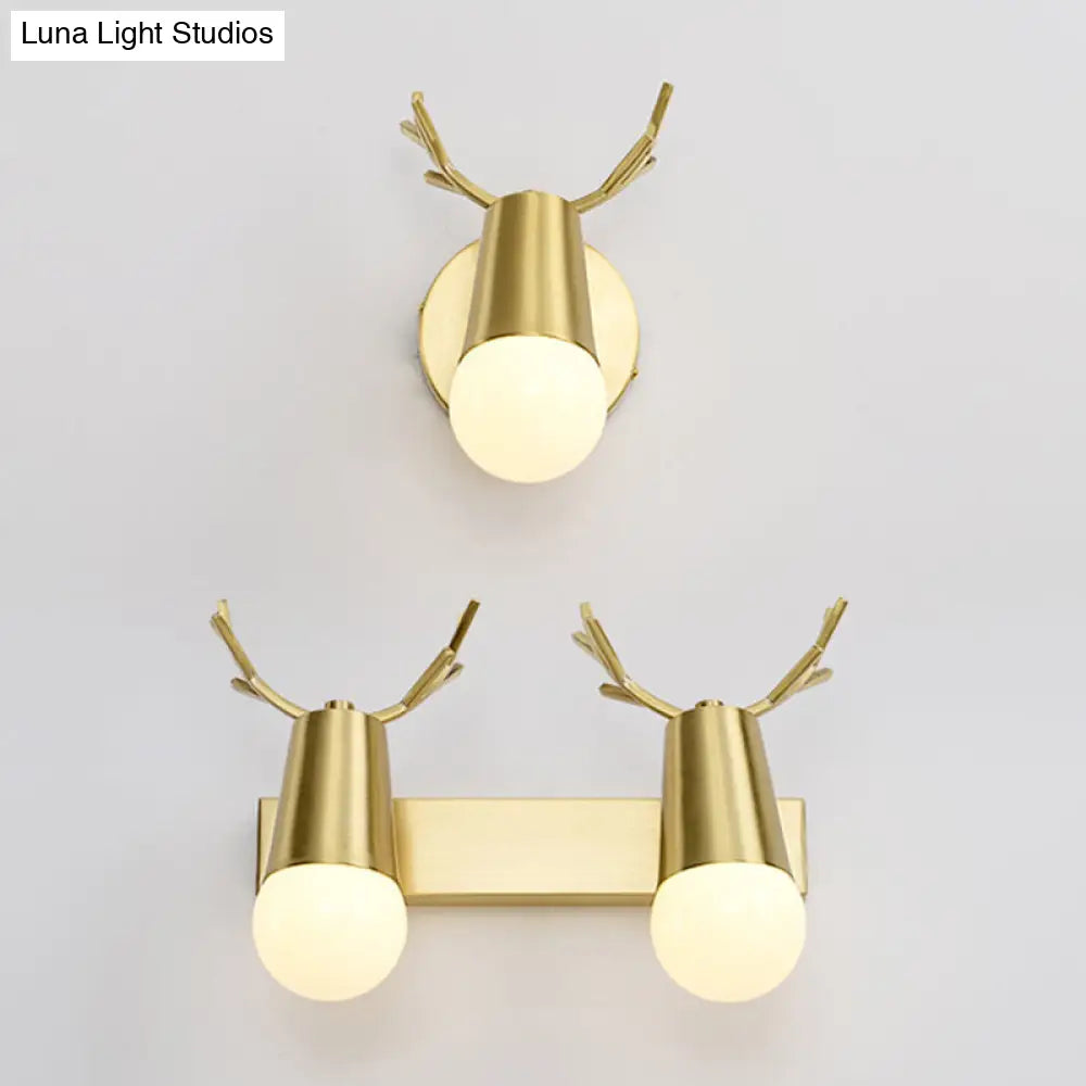 Antler Vanity Wall Light - Creative And Simple Copper Design