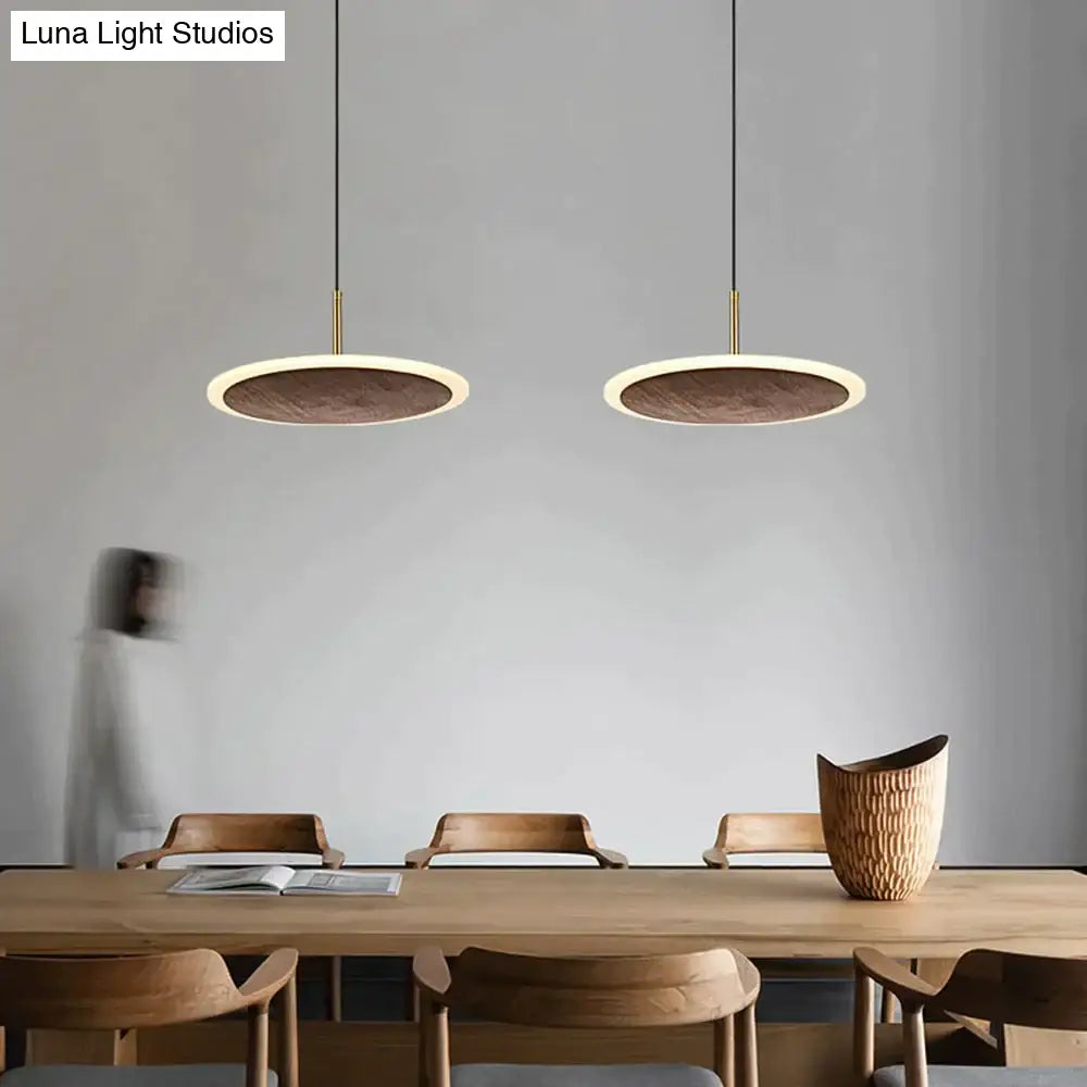 Araceli - Solid Walnut Pendant Light