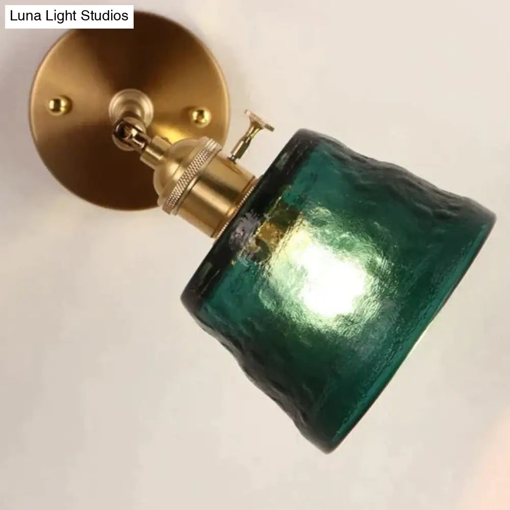 Art Living Room Bedroom Balcony Mirror Bedside Brass Copper Wall Lamp Copper Wall Lamps