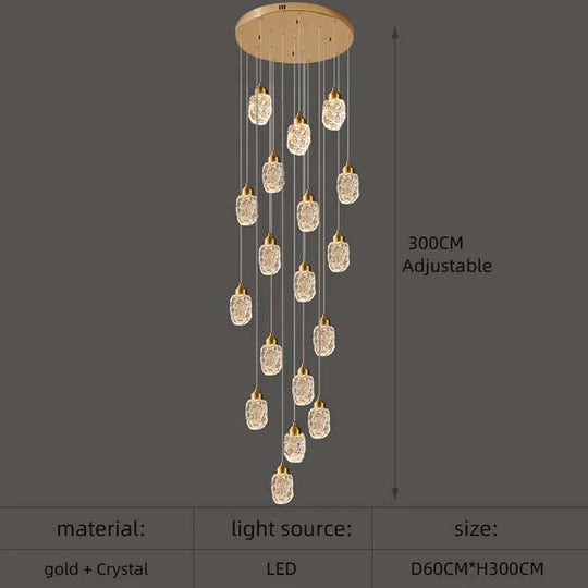 Astrea - Modern LED Crystal Chandelier