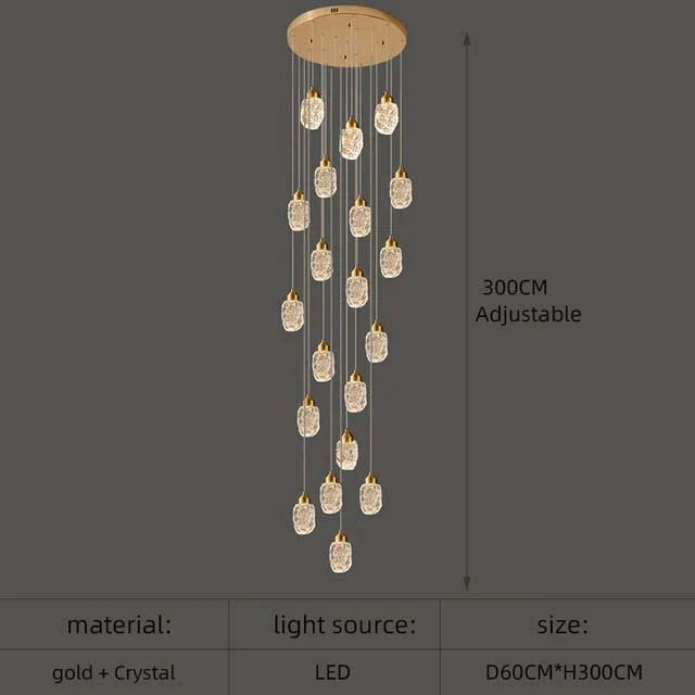 Astrea - Modern LED Crystal Chandelier