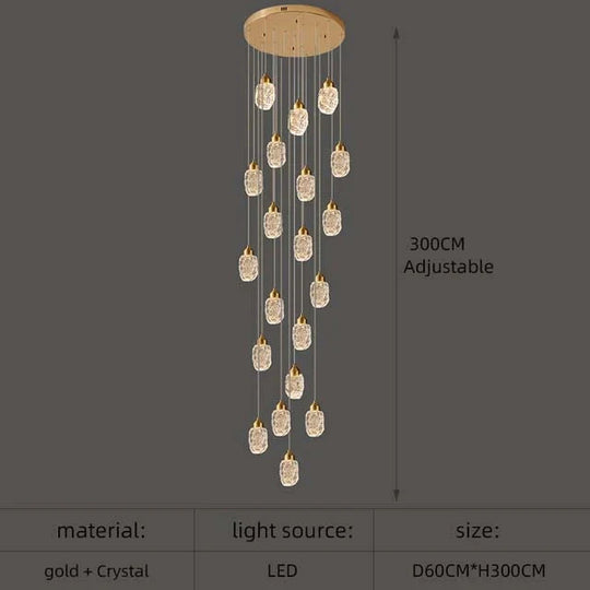 Astrea - Modern LED Crystal Chandelier