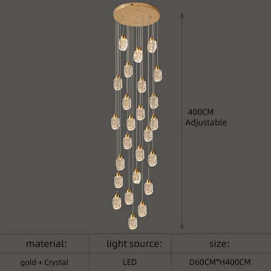 Astrea - Modern LED Crystal Chandelier