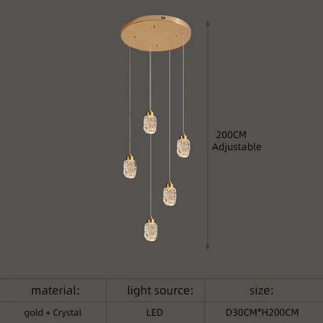 Astrea - Modern LED Crystal Chandelier