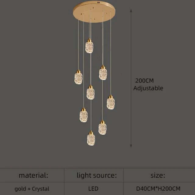 Astrea - Modern LED Crystal Chandelier