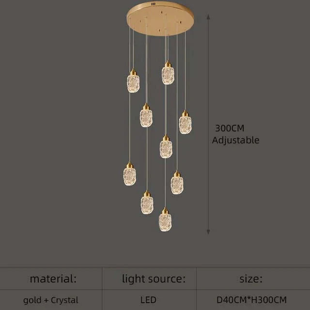 Astrea - Modern LED Crystal Chandelier