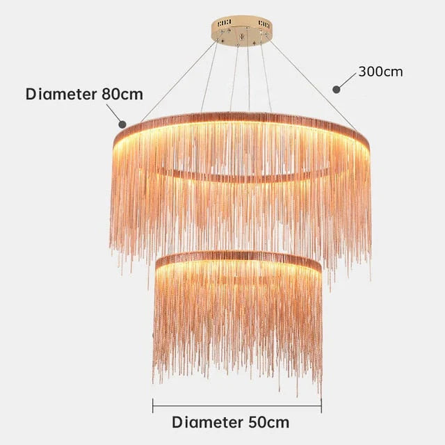 Aurora - Rectangle LED Chandelier