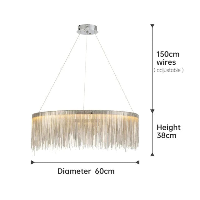 Aurora - Rectangle LED Chandelier