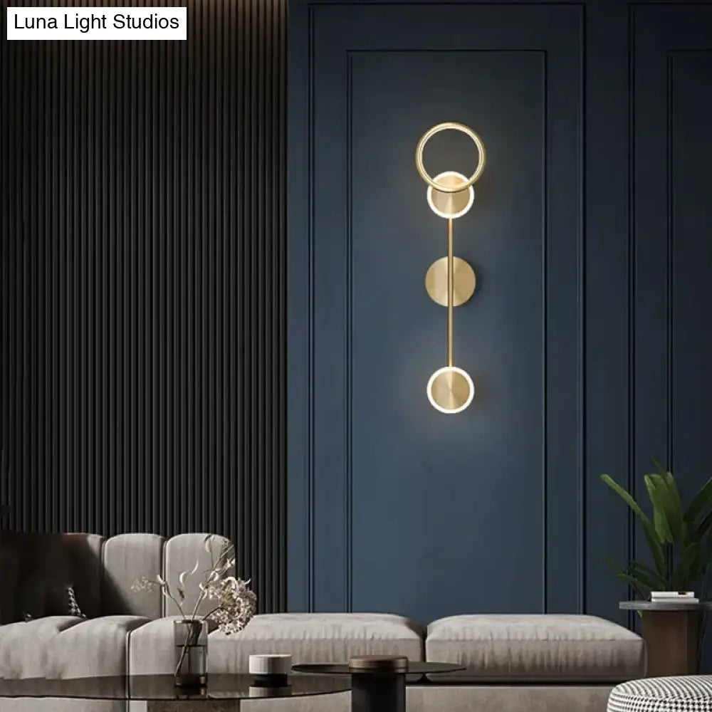 Ayten - Modern Style Golden Led Wall Lamp For Living Room Bedroom Dining Aisle Lighting Light