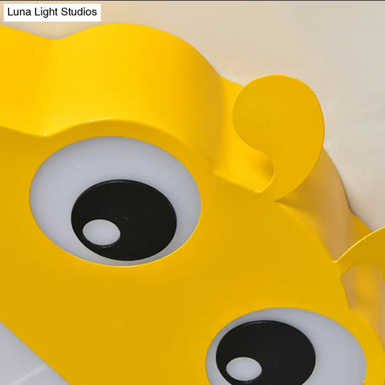 Baby Room Cartoon Ladybug Ceiling Mount Light - Slim Acrylic & Metal Lamp