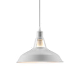 Metallic Pendant Light - Farmhouse Barn Shade Hanging Lamp (10.5/12/15 Inch) Wide 1 Fixture In