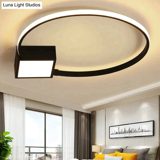 Bedroom Ceiling Lights For Living Room House Light Plafondlamp Led 25W 30W 36W White Back Frame Home