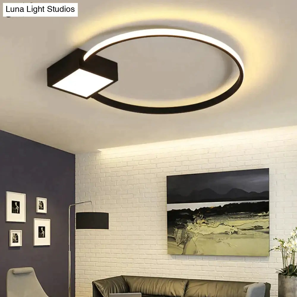 Bedroom Ceiling Lights For Living Room House Light Plafondlamp Led 25W 30W 36W White Back Frame Home