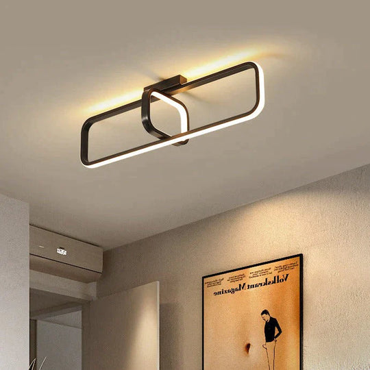 Bedroom Lamp Modern Simple Creative Warm Home Study Living Room Led Ceiling