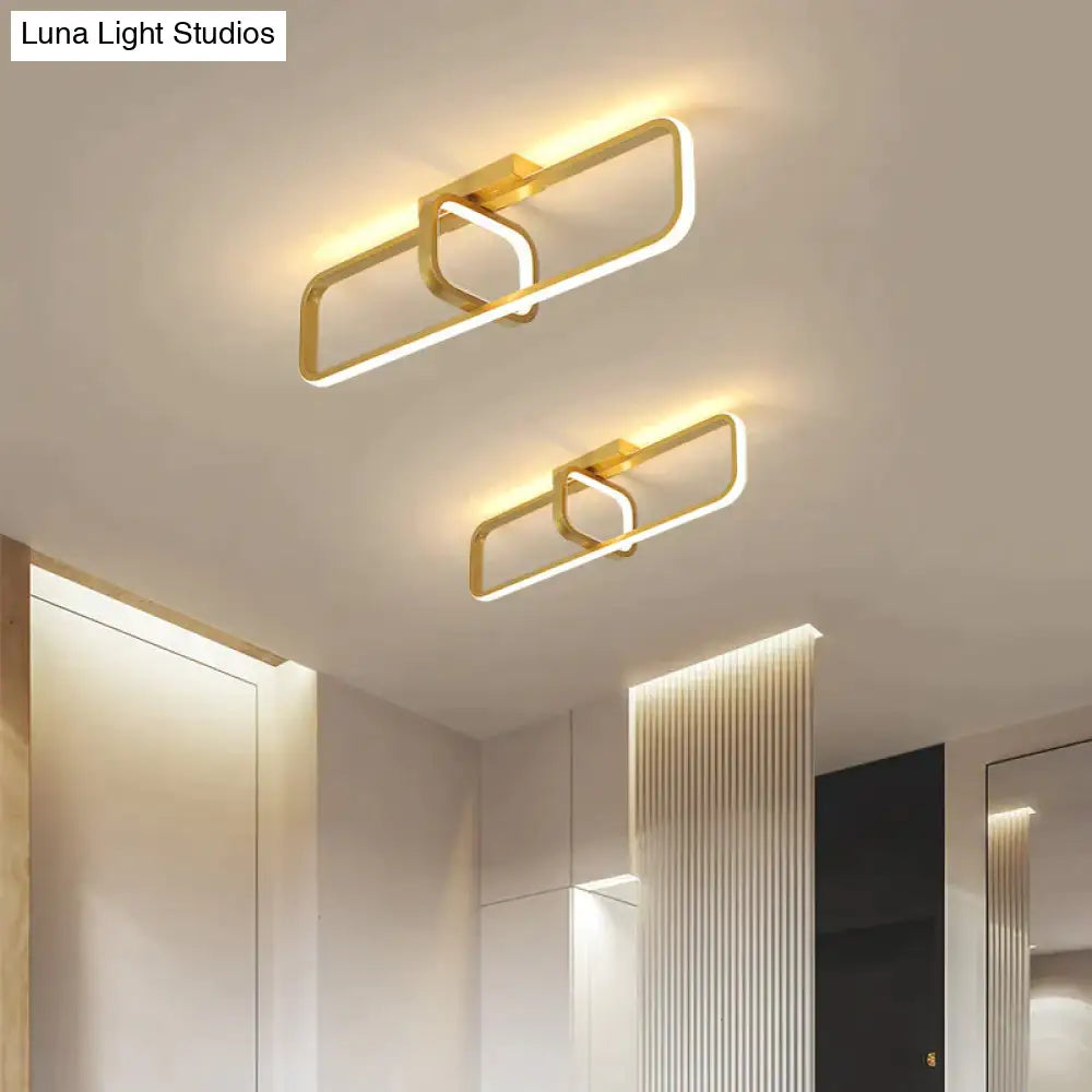 Bedroom Lamp Modern Simple Creative Warm Home Study Living Room Led Ceiling