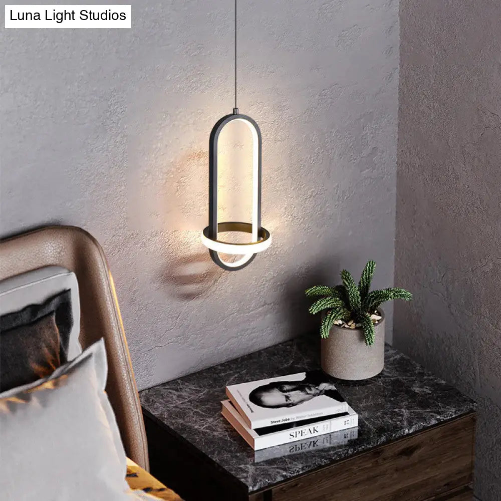 Bedside Chandelier Modern Simple Long-Line Atmosphere Lamp Pendant