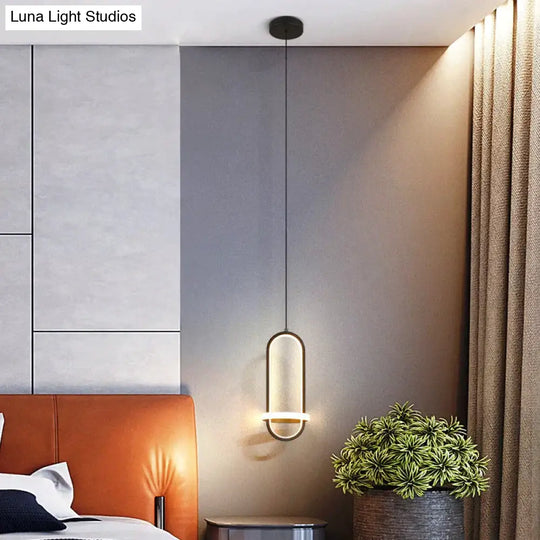 Bedside Chandelier Modern Simple Long-Line Atmosphere Lamp Pendant