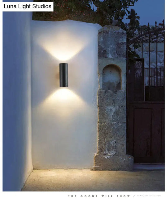 Black Gray Up Down Outdoor Wall Light 6W 10W 20W 30W 36W Porch Garden Waterproof Home Lighting