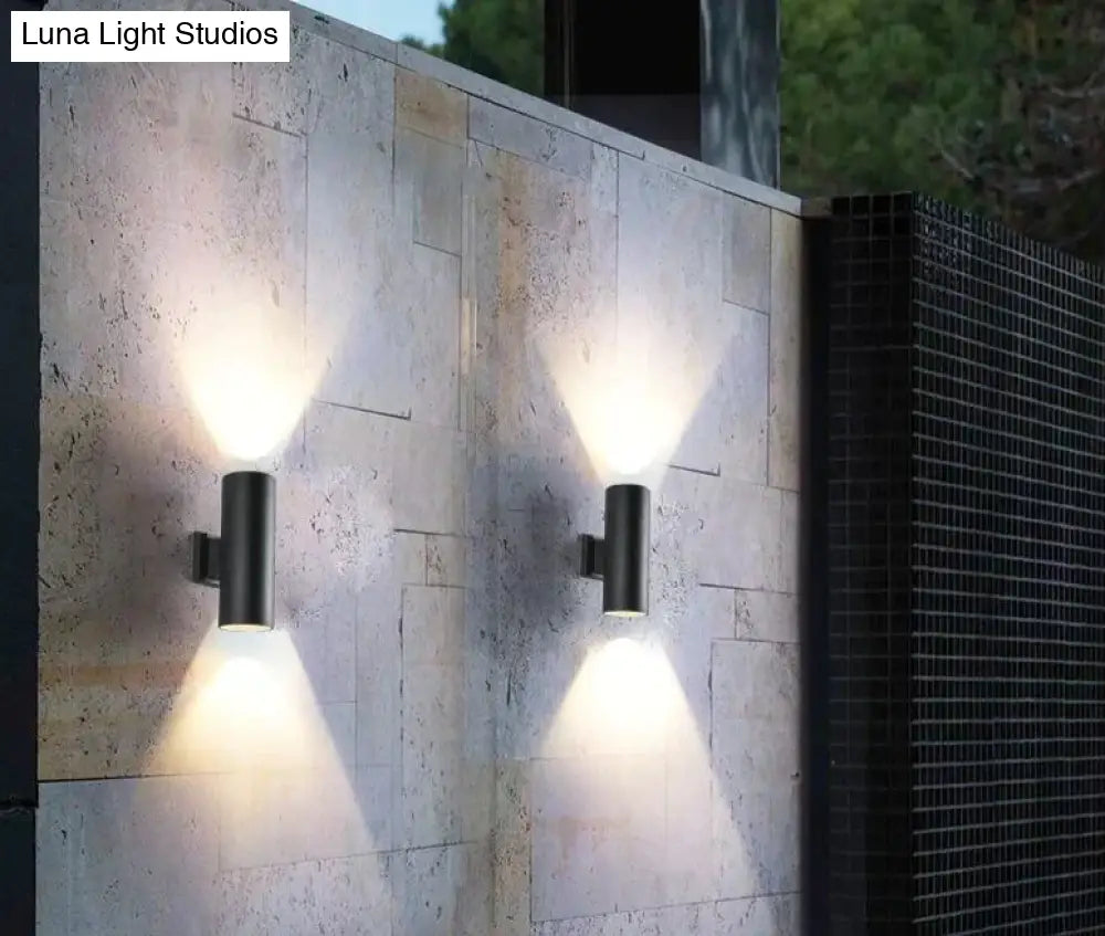 Black Gray Up Down Outdoor Wall Light 6W 10W 20W 30W 36W Porch Garden Waterproof Home Lighting