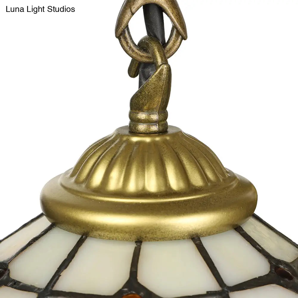 Brass Baroque Wall Sconce Light With 2 Beige Glass Heads And Mermaid Design