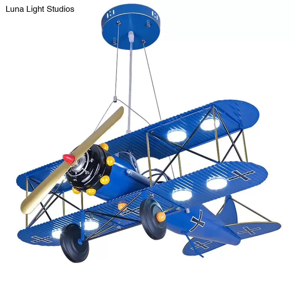 Bright Metal Glider Ceiling Mount Light: Vibrant Flush Light For Boys Bedroom