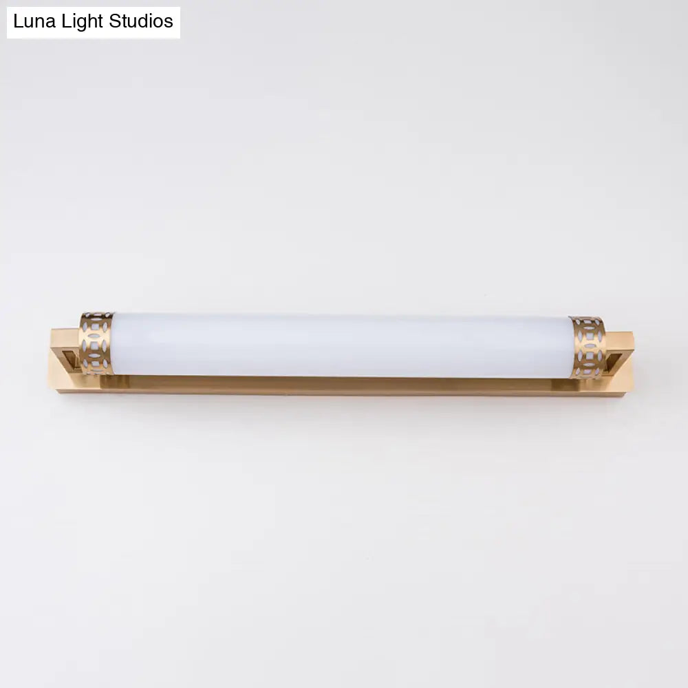 Bronze Led Wall Light Sconce For Minimalist Bathroom Vanity Lighting