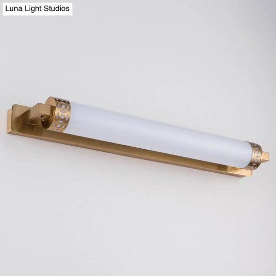 Bronze Led Wall Light Sconce For Minimalist Bathroom Vanity Lighting